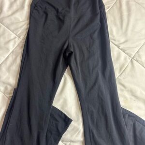 90 Degree Black flared leggings